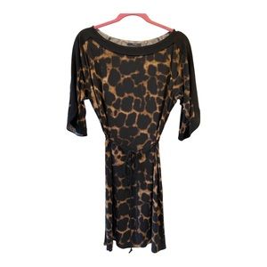 Tahari Cheetah Dress Size M